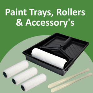 Paint Trays, Rollers & Accessory's