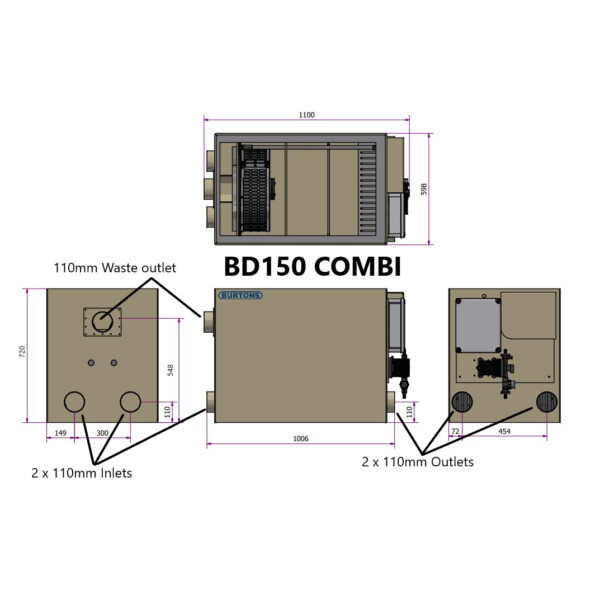 Burtons BD-150 Combi Pond Drum Filter - Image 6