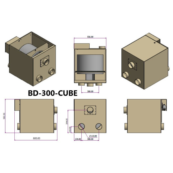 Burtons BD-300 Cube with 20w UV - Image 6